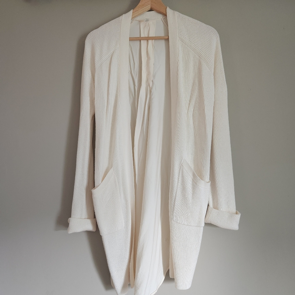 Lululemon Still At Ease Wrap Cardigan Sweater Size 2 Angel Wing